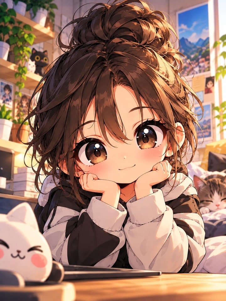 Chibi Illustration — Anime style preview